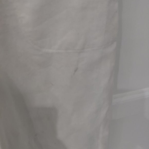 NWT Splendid Women's Wide Leg BoHo Capris Blemished Size L White $90 5B021 - Picture 3 of 3